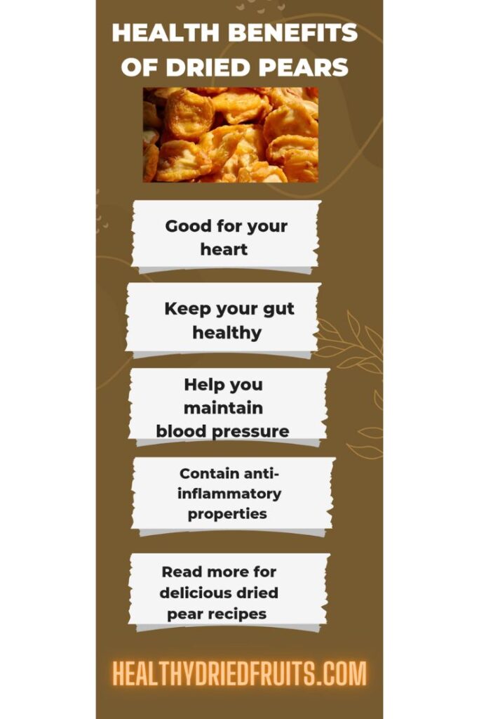 dried pears benefits