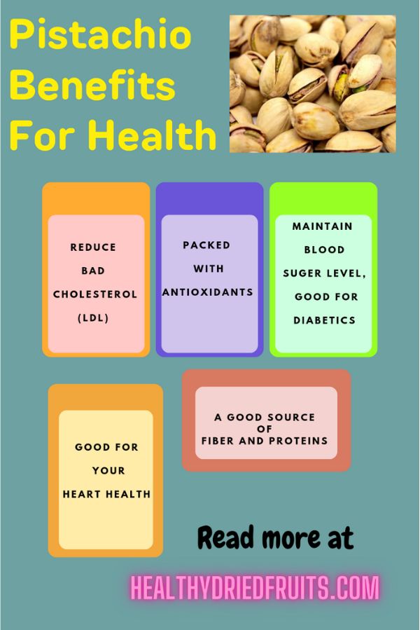 pistachio benefits for health