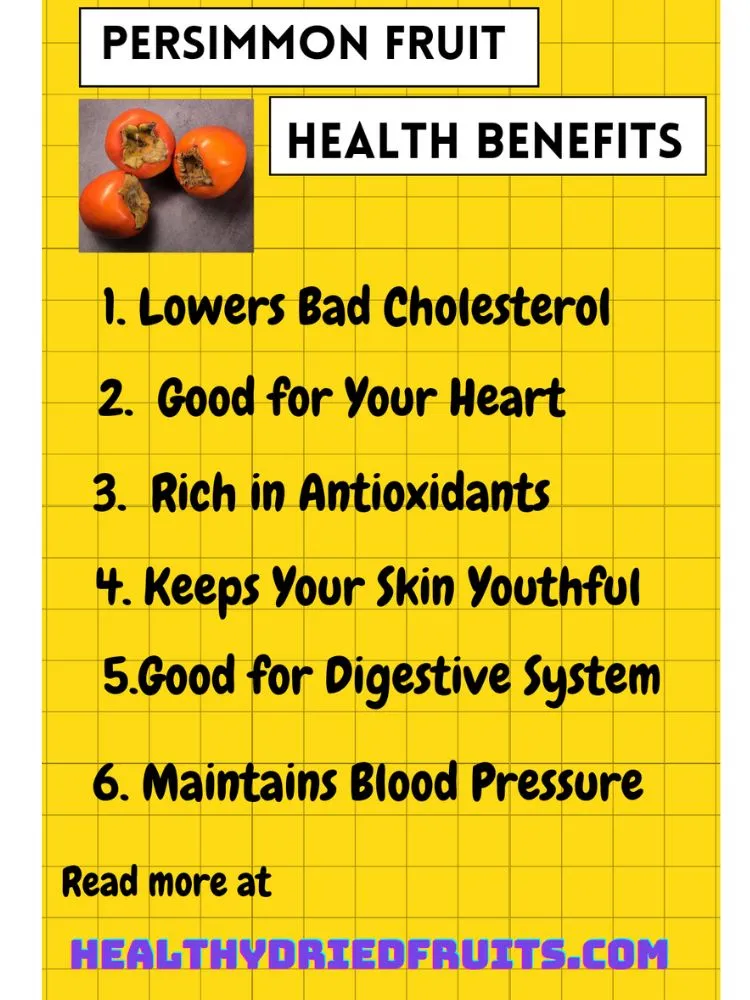 Persimmon fruit health benefits