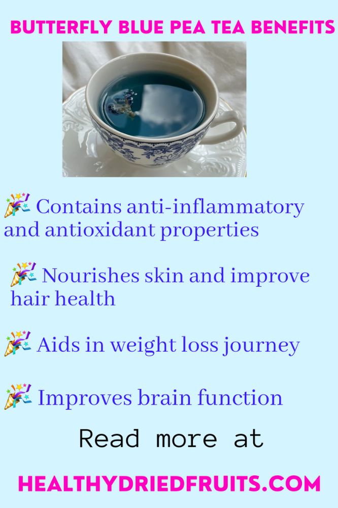7 Butterfly Blue Pea Tea Benefits
