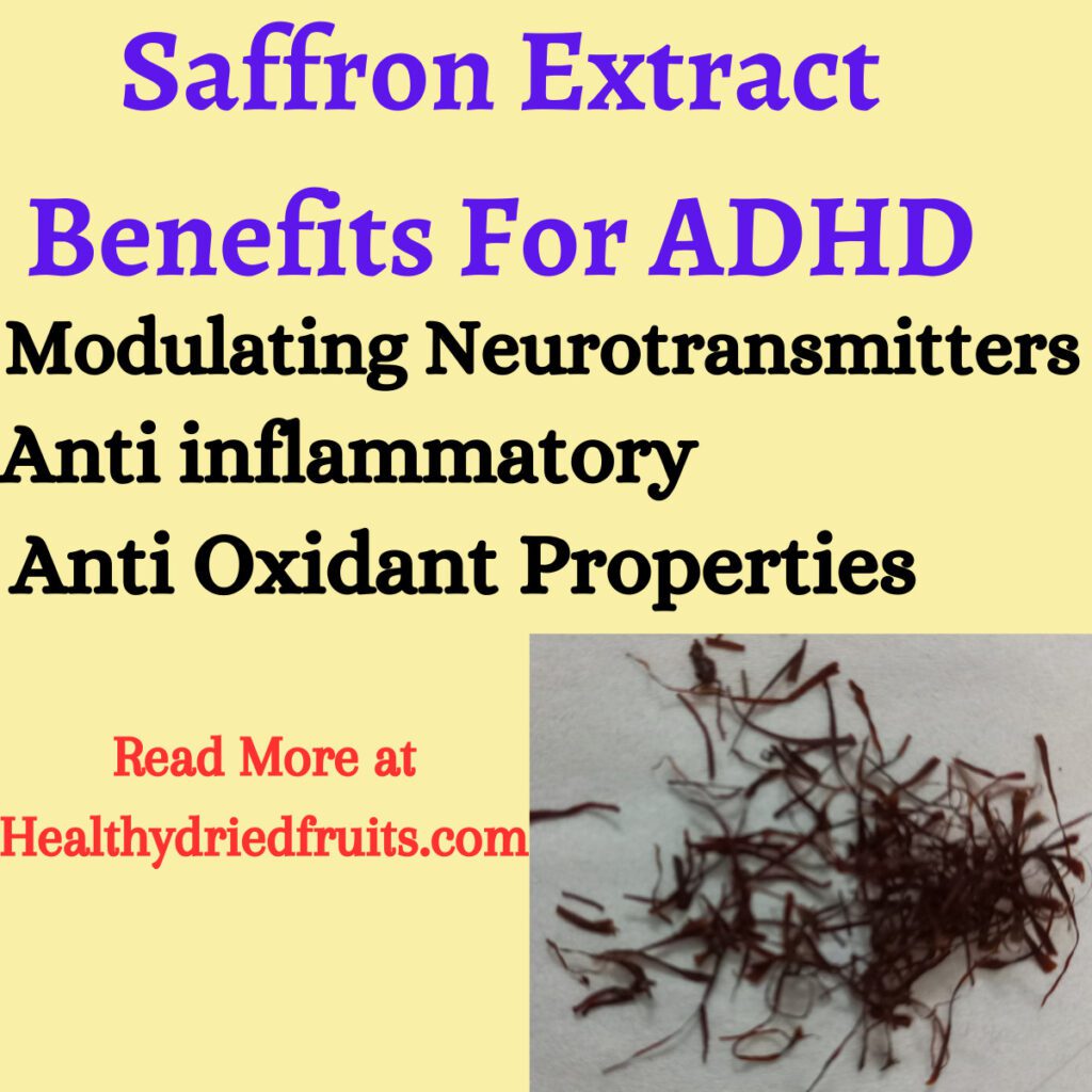 saffron extract benefits for adhd