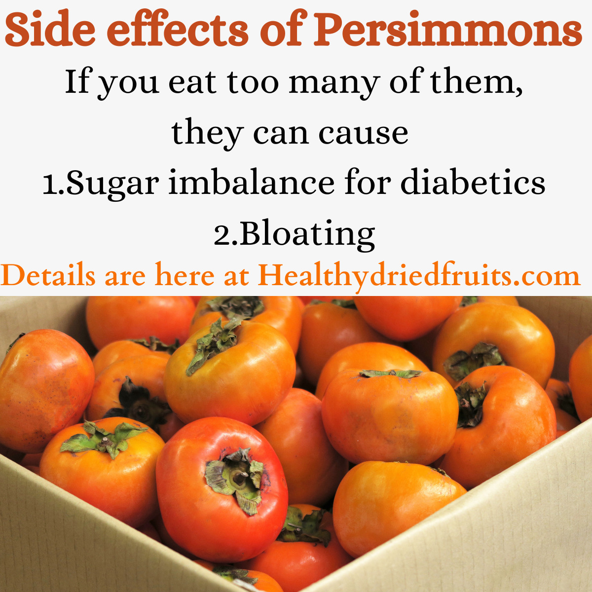 Persimmon Fruit Benefits for Diabetes And Health